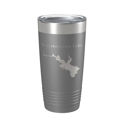 Whiskeytown Lake Map Tumbler Travel Mug Insulated Laser Engraved Coffee Cup California 20 oz-16