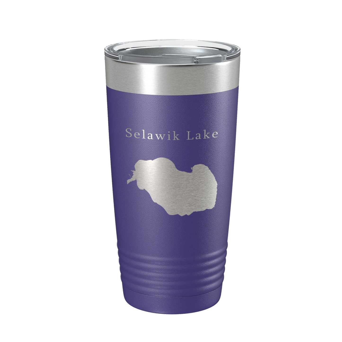 Selawik Lake Map Tumbler Travel Mug Insulated Laser Engraved Coffee Cup Alaska 20 oz-15