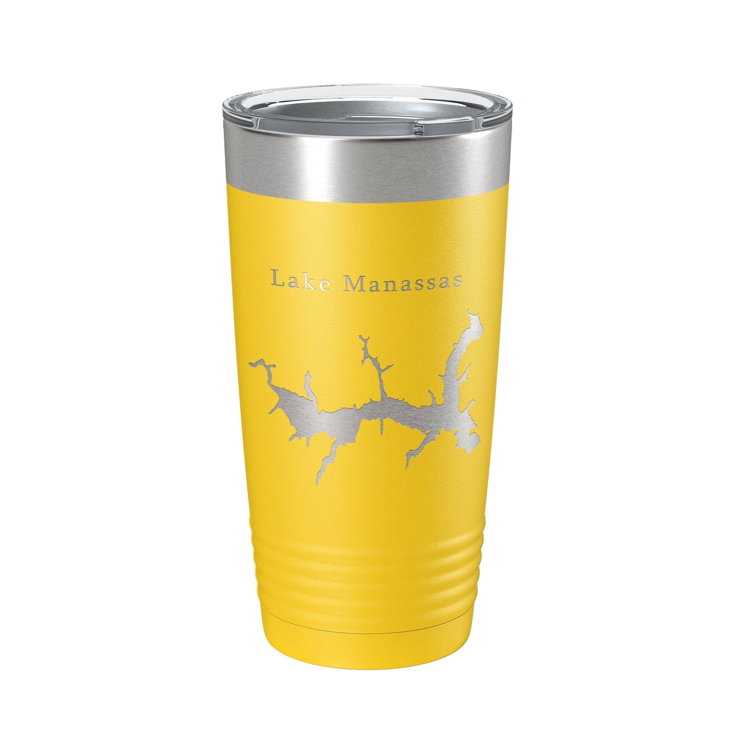 Lake Manassas Map Tumbler Travel Mug Insulated Laser Engraved Coffee Cup Virginia 20 oz-4