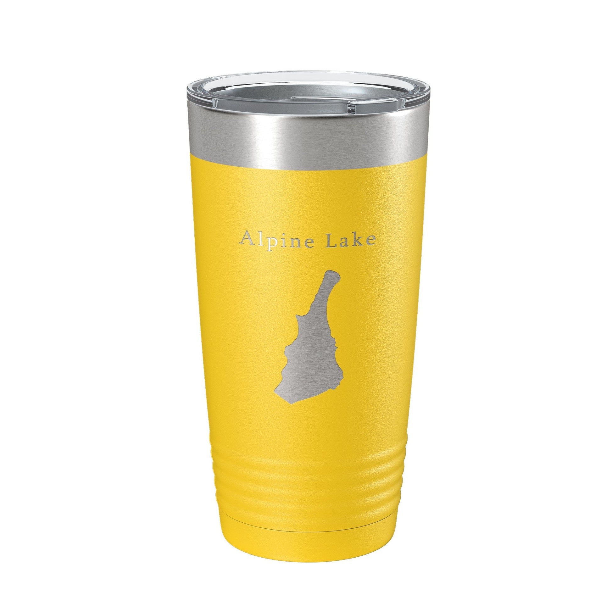 Alpine Lake Hull's Map Tumbler Travel Mug Insulated Laser Engraved Coffee Cup West Virginia 20 oz-4