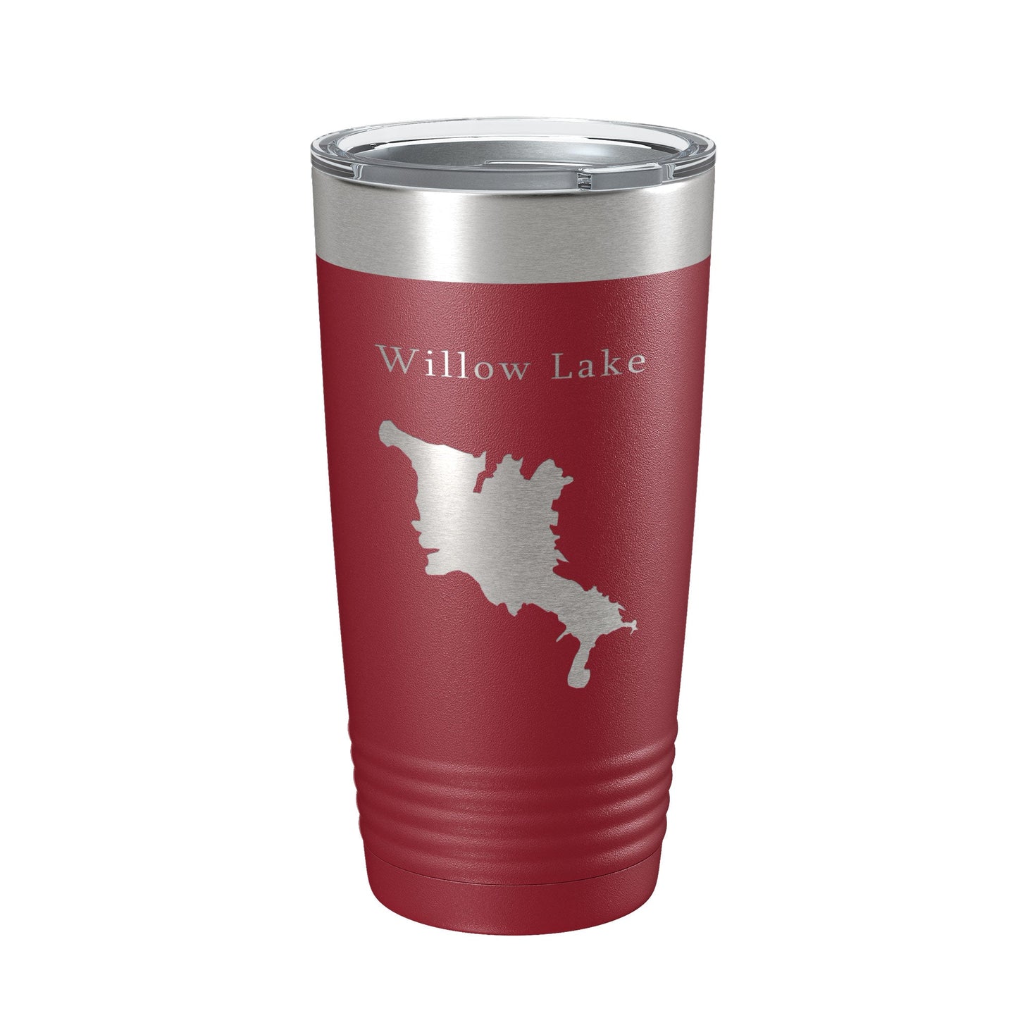 Willow Creek Lake Map Tumbler Travel Mug Insulated Laser Engraved Coffee Cup Arizona 20 oz-18