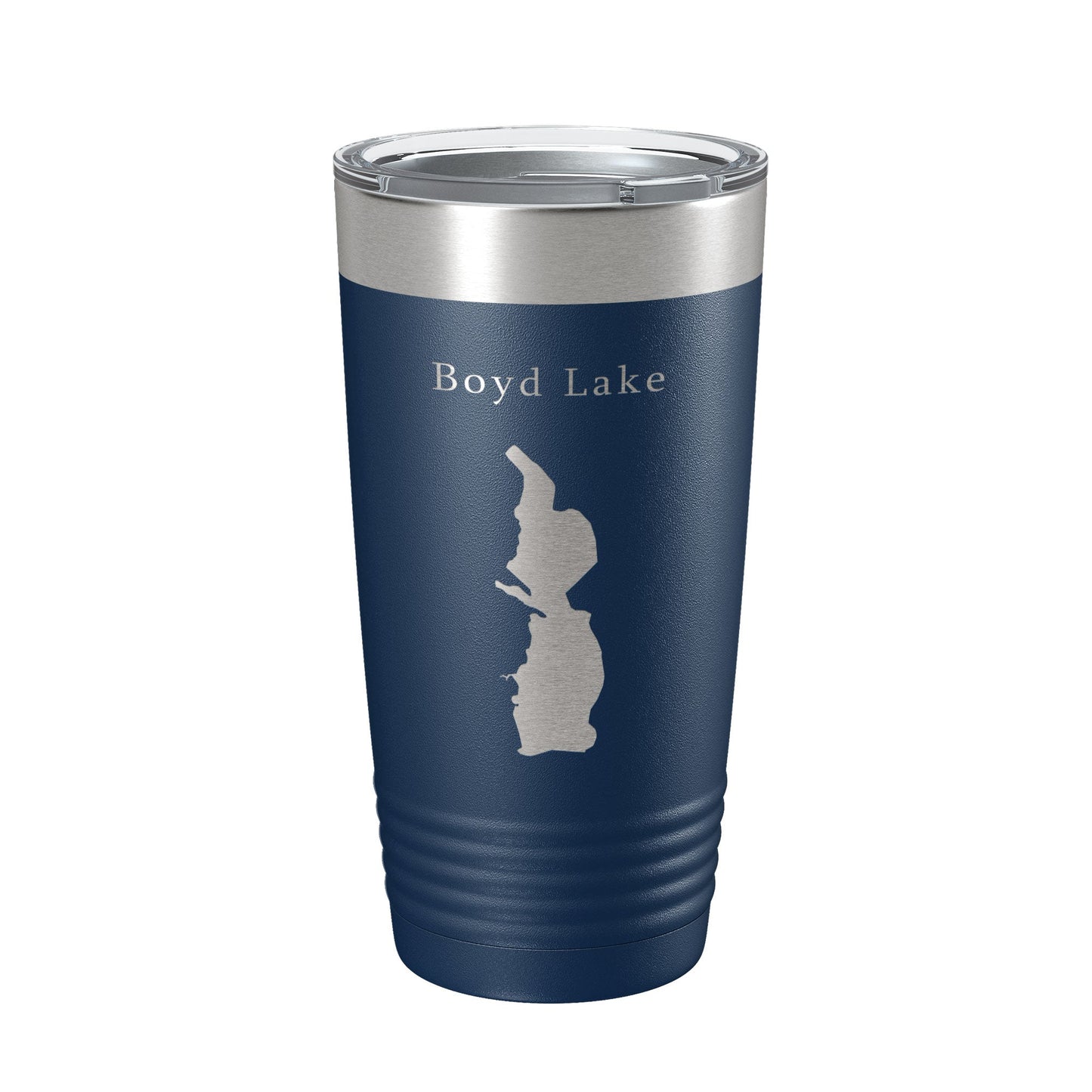 Boyd Lake Map Tumbler Travel Mug Insulated Laser Engraved Coffee Cup Colorado 20 oz-2