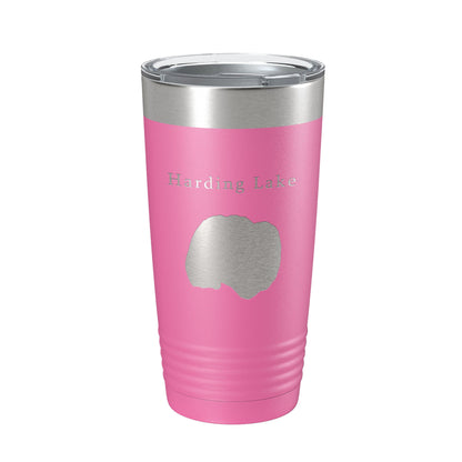 Harding Lake Map Tumbler Travel Mug Insulated Laser Engraved Coffee Cup Alaska 20 oz-11