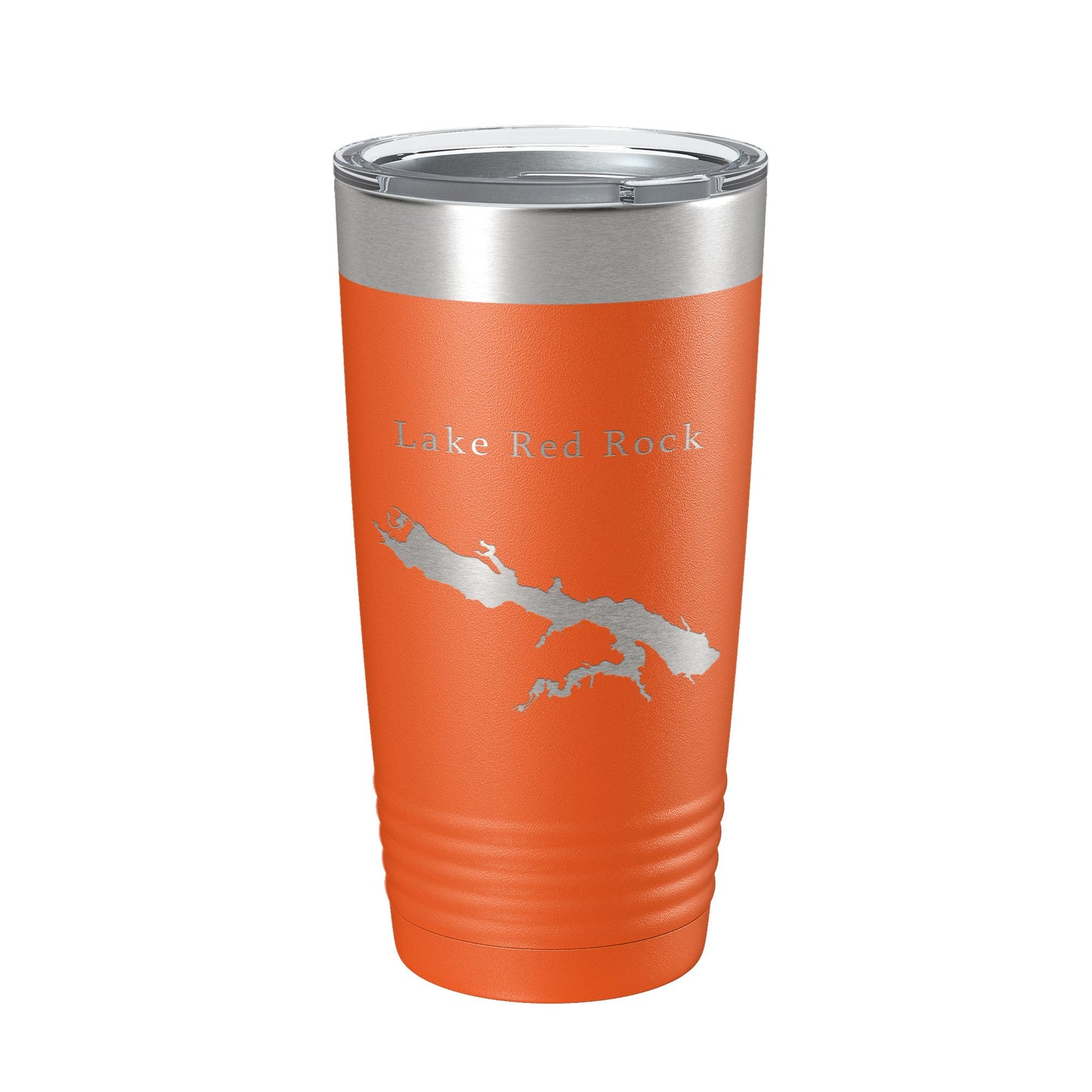 Lake Red Rock Map Tumbler Travel Mug Insulated Laser Engraved Coffee Cup Iowa 20 oz-17