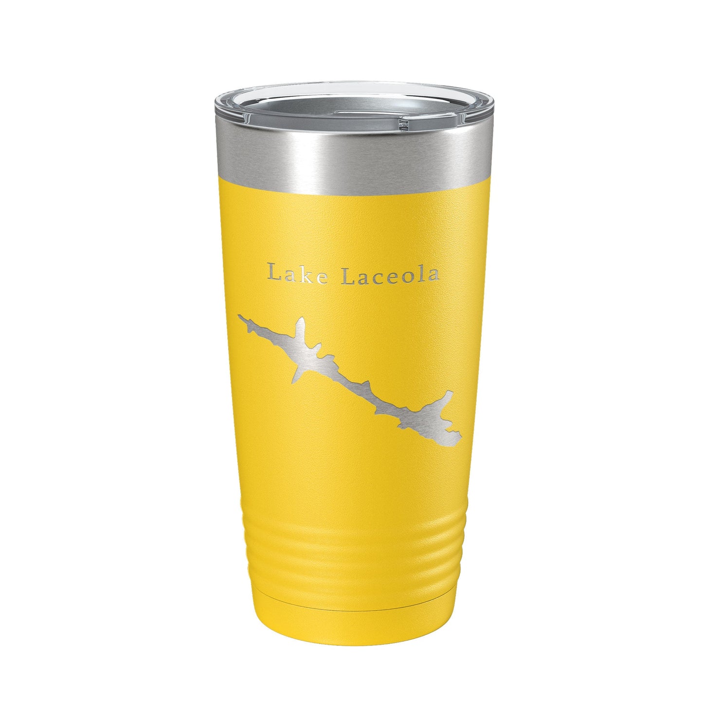 Lake Laceola Map Tumbler Travel Mug Insulated Laser Engraved Coffee Cup Blue Creek Georgia 20 oz-4