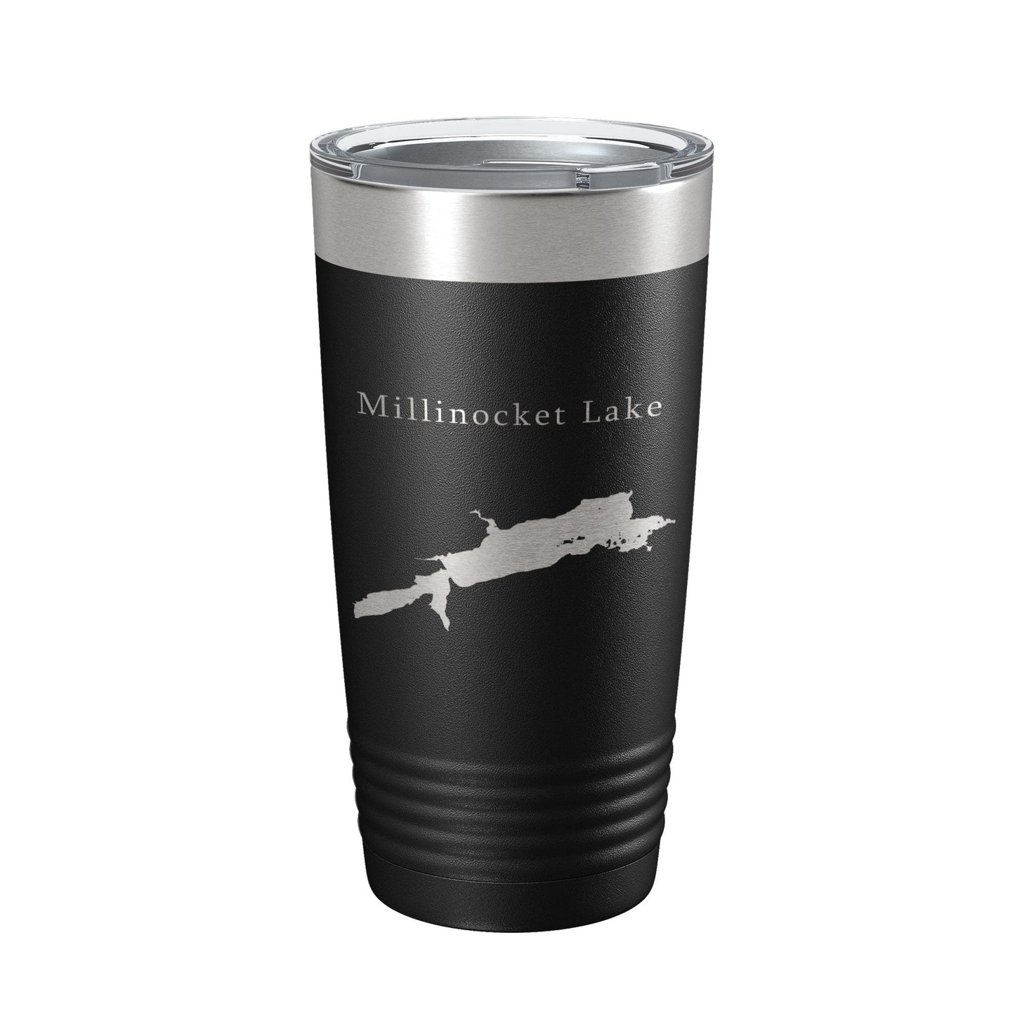 Millinocket Lake Map Tumbler Travel Mug Insulated Laser Engraved Coffee Cup Maine 20 oz-5