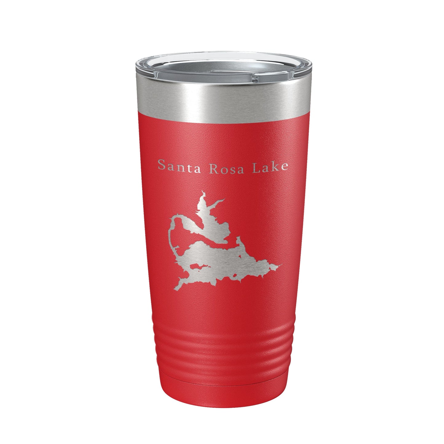 Santa Rosa Lake Map Tumbler Travel Mug Insulated Laser Engraved Coffee Cup New Mexico 20 oz-10