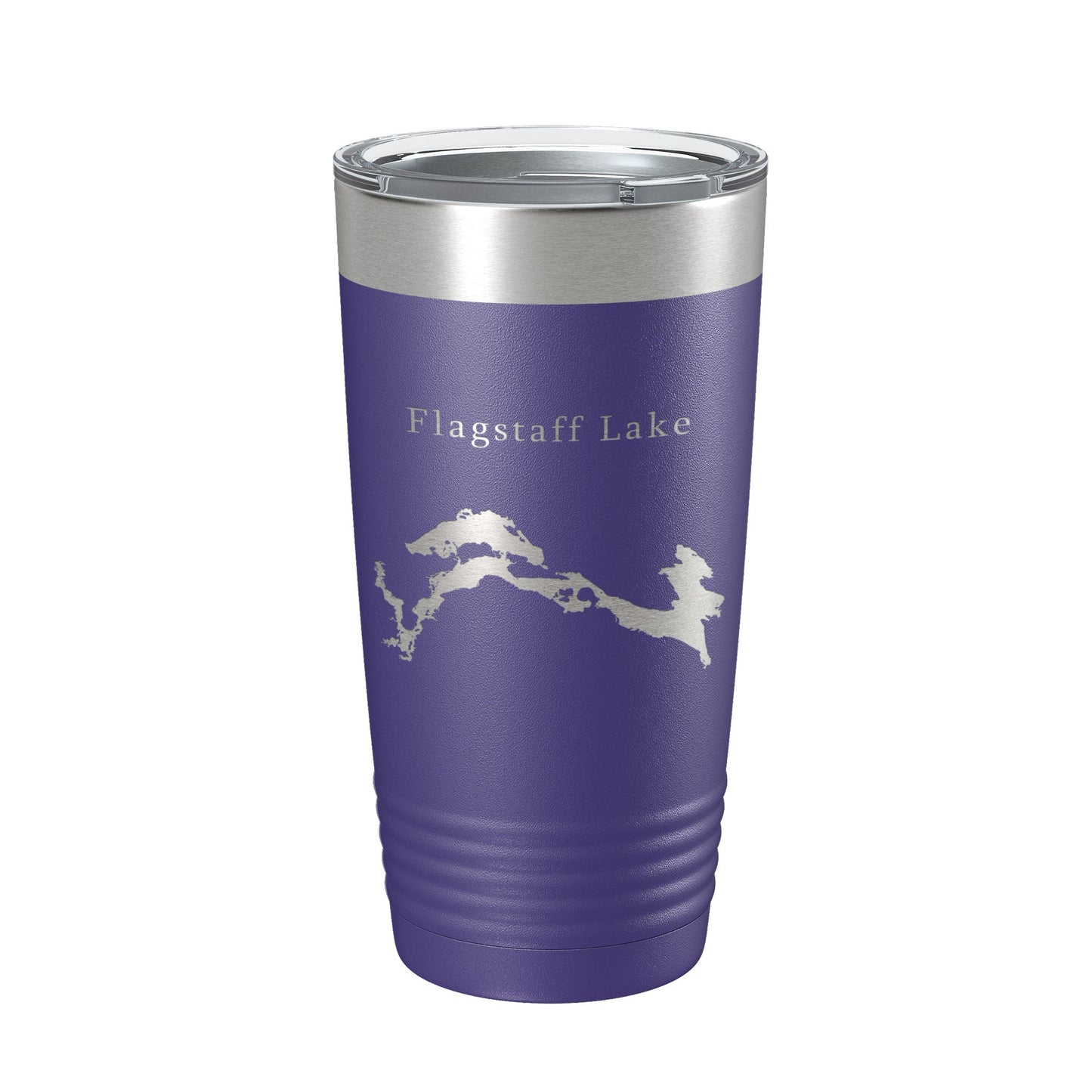 Flagstaff Lake Map Tumbler Travel Mug Insulated Laser Engraved Coffee Cup Maine 20 oz-15