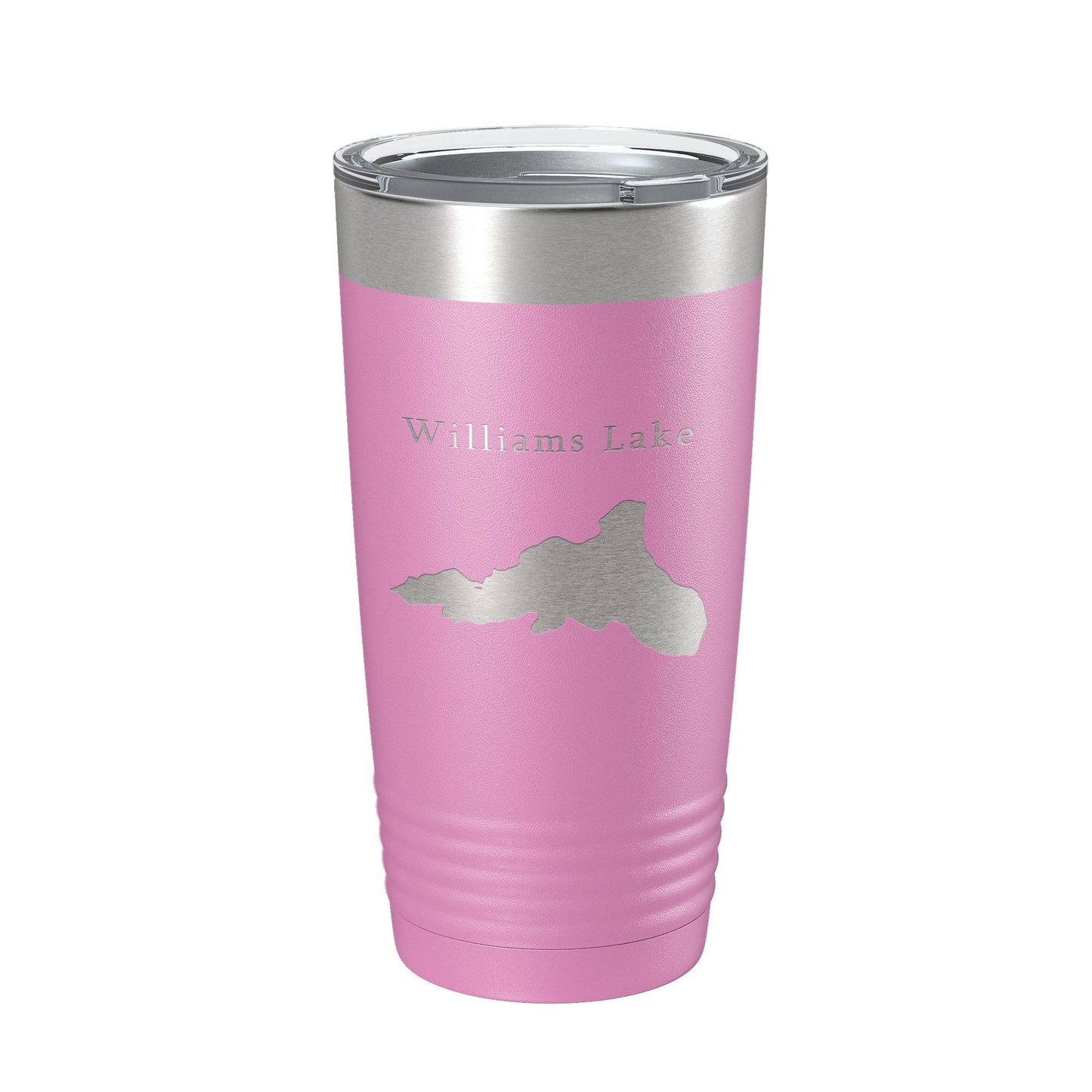 Williams Lake Map Tumbler Travel Mug Insulated Laser Engraved Coffee Cup Idaho 20 oz-14