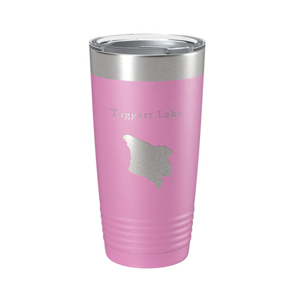 Taggart Lake Map Tumbler Travel Mug Insulated Laser Engraved Coffee Cup Wyoming 20 oz-14