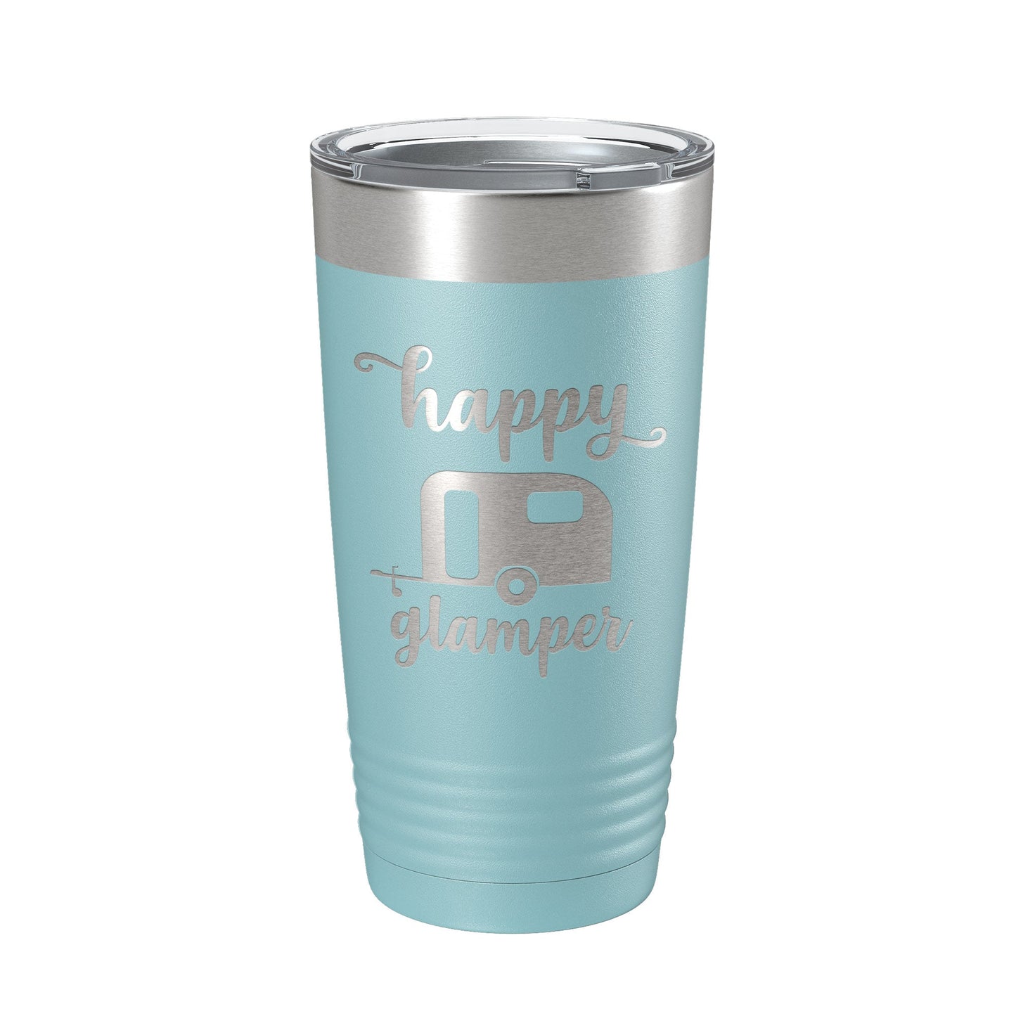 Happy Glamper Tumbler Travel Mug Insulated Laser Engraved Coffee Cup 20 oz-13