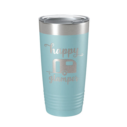 Happy Glamper Tumbler Travel Mug Insulated Laser Engraved Coffee Cup 20 oz-13