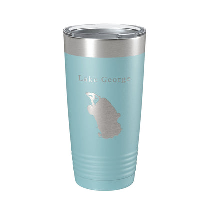 Lake George Map Tumbler Travel Mug Insulated Laser Engraved Coffee Cup Florida 20 oz-13