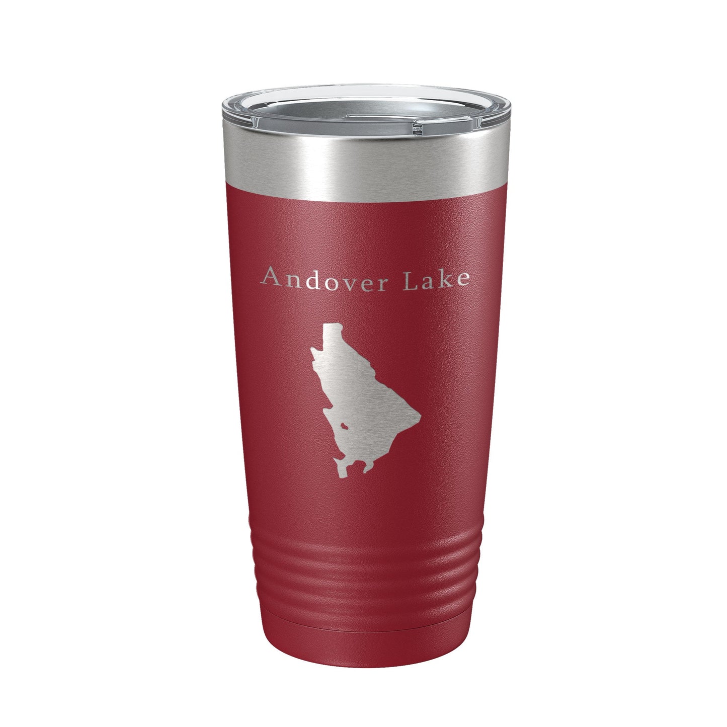 Andover Lake Map Tumbler Travel Mug Insulated Laser Engraved Coffee Cup Connecticut 20 oz-18