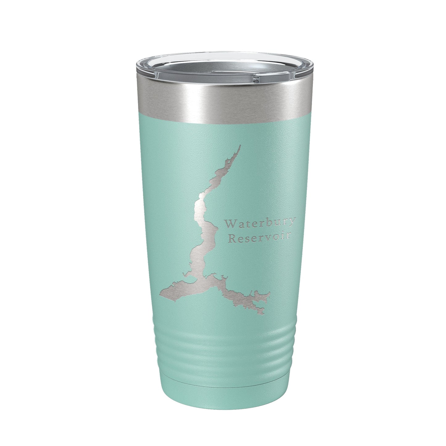 Waterbury Reservoir Tumbler Lake Map Travel Mug Insulated Laser Engraved Coffee Cup Vermont 20 oz-12