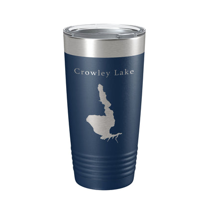 Crowley Lake Map Tumbler Travel Mug Insulated Laser Engraved Coffee Cup California 20 oz-8