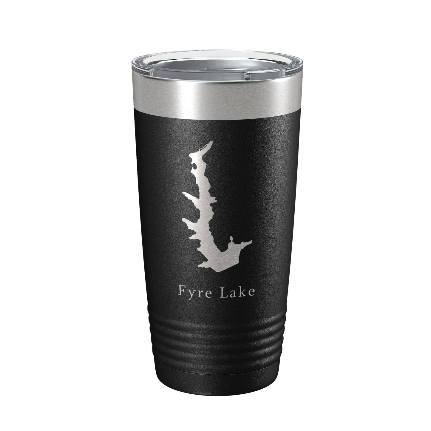 Fyre Lake Map Tumbler Travel Mug Insulated Laser Engraved Coffee Cup Illinois 20 oz-5