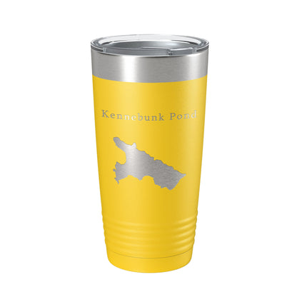 Kennebunk Pond Tumbler Lake Map Travel Mug Insulated Laser Engraved Coffee Cup Maine 20 oz-4