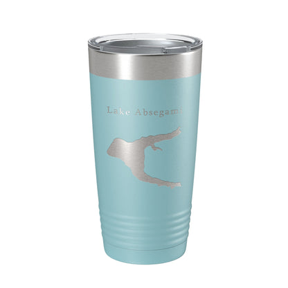 Lake Absegami Map Tumbler Travel Mug Insulated Laser Engraved Coffee Cup New Jersey 20 oz-13