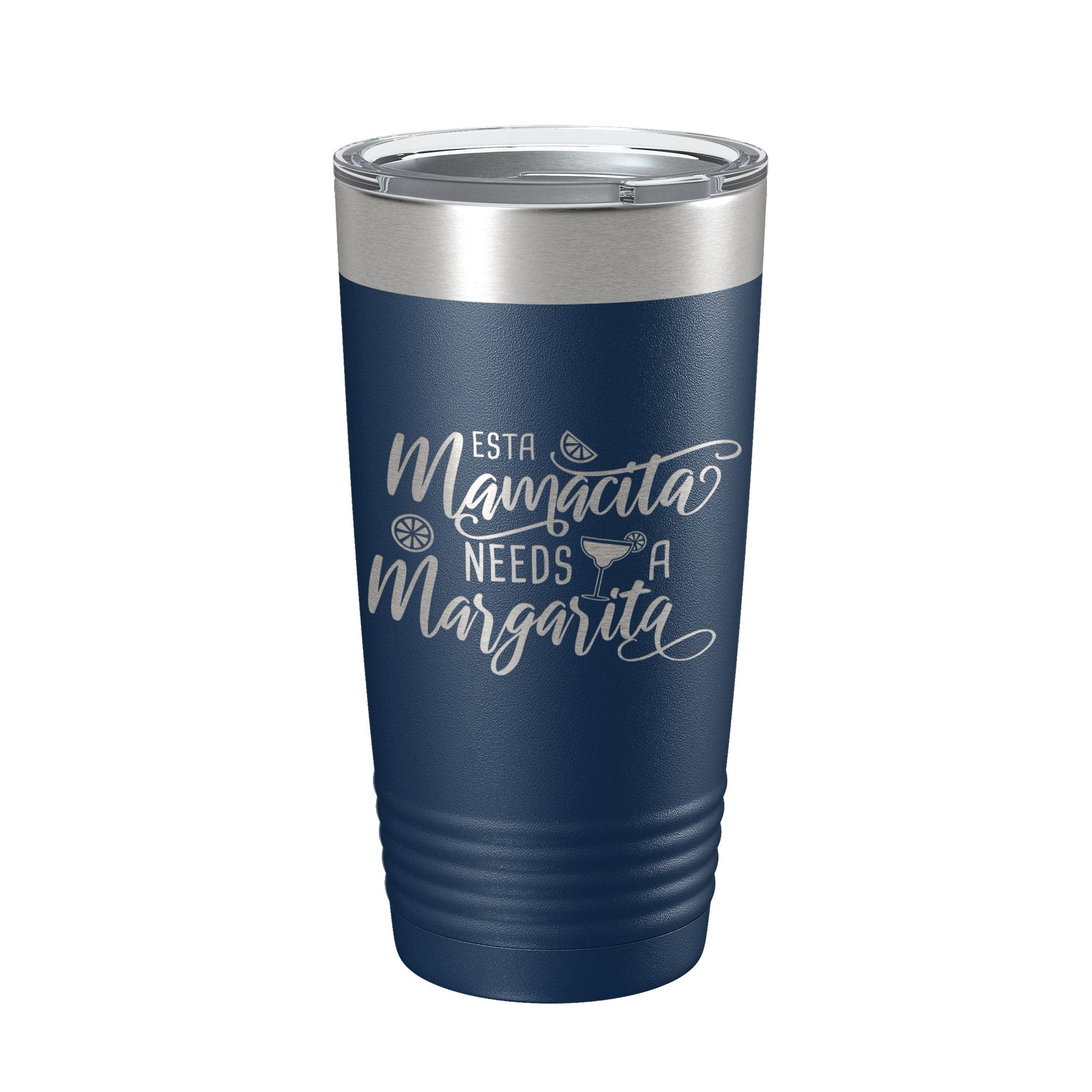 Mamacita Needs A Margarita Tumbler Funny Mom Gift Travel Mug Insulated Laser Engraved Coffee Cup Mother's Day Momma Mama 20 oz-2