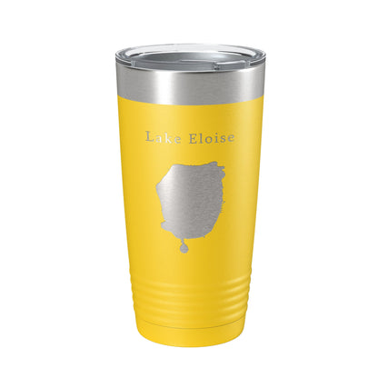 Lake Eloise Map Tumbler Travel Mug Insulated Laser Engraved Coffee Cup Florida 20 oz-19