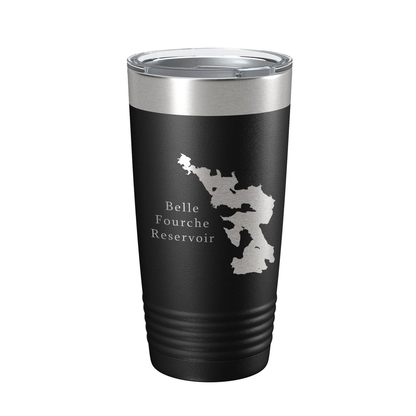 Belle Fourche Reservoir Tumbler Lake Map Travel Mug Insulated Laser Engraved Coffee Cup South Dakota 20 oz-5