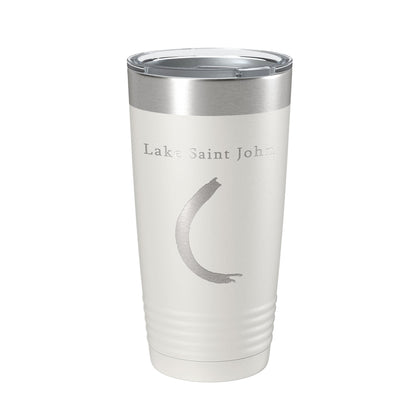 Lake Saint John Map Tumbler Travel Mug Insulated Laser Engraved Coffee Cup Louisiana Mississippi River 20 oz-7