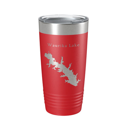Waurika Lake Map Tumbler Travel Mug Insulated Laser Engraved Coffee Cup Oklahoma 20 oz-10