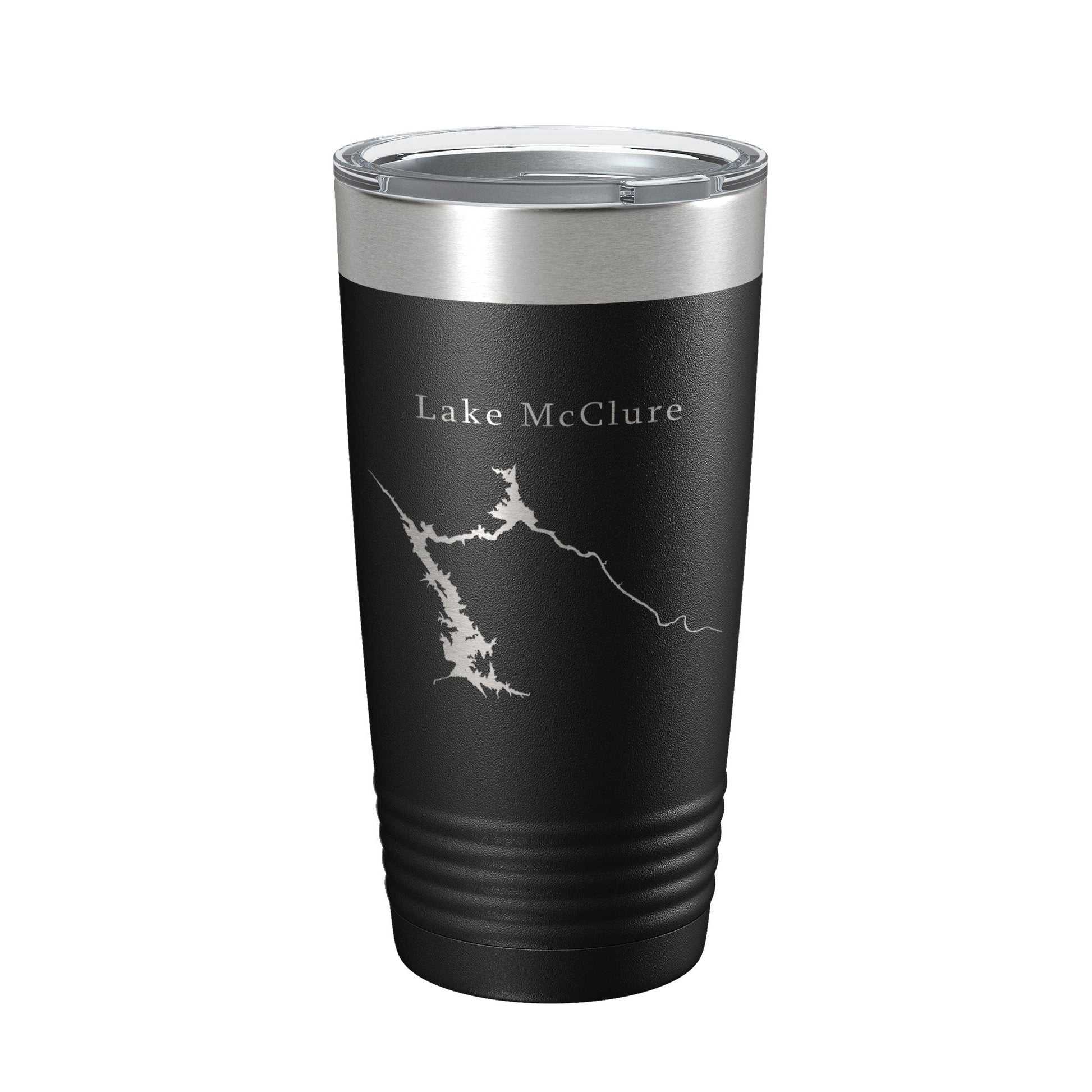 Lake McClure Map Tumbler Travel Mug Insulated Laser Engraved Coffee Cup California 20 oz-5
