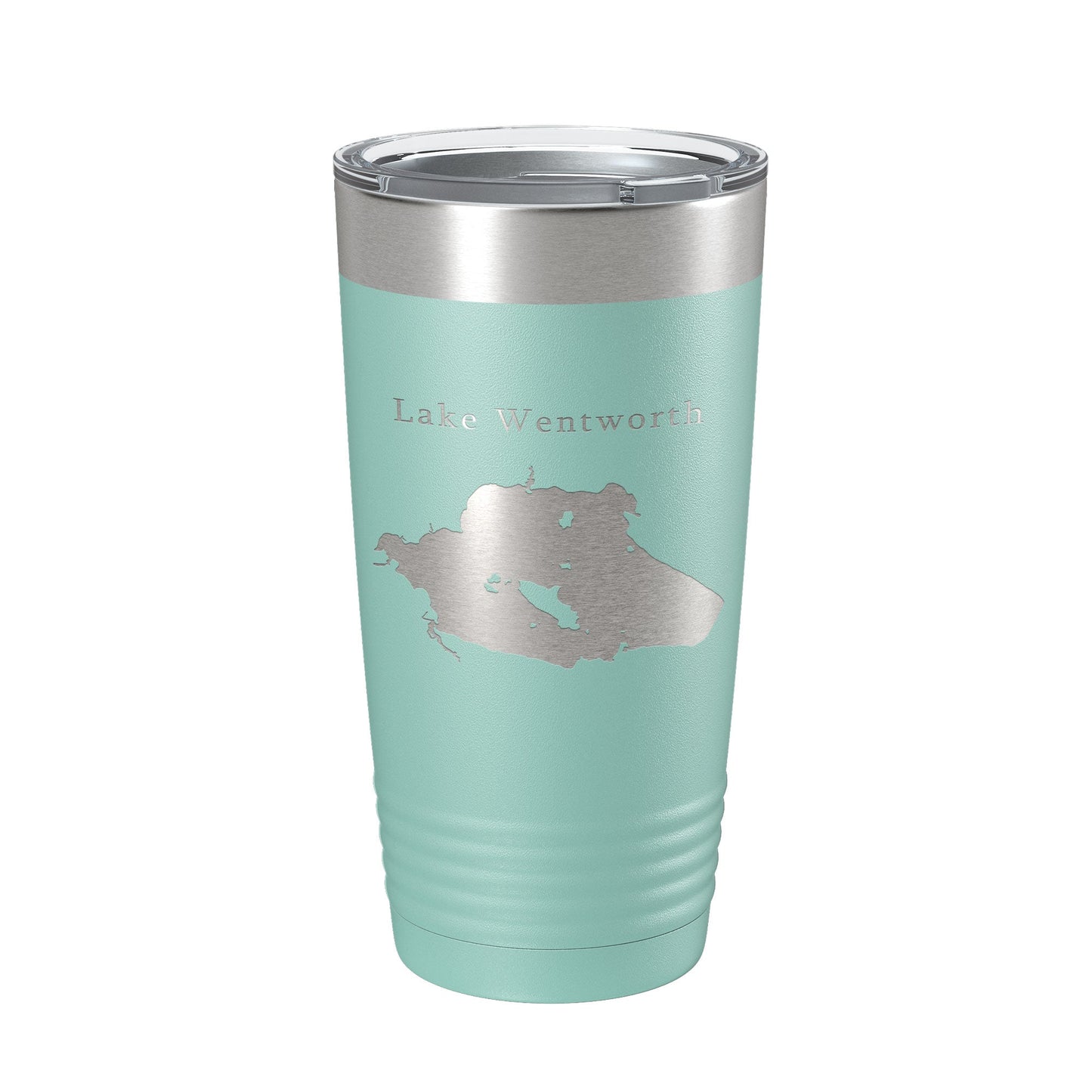 Lake Wentworth Map Tumbler Travel Mug Insulated Laser Engraved Coffee Cup New Hampshire 20 oz-12