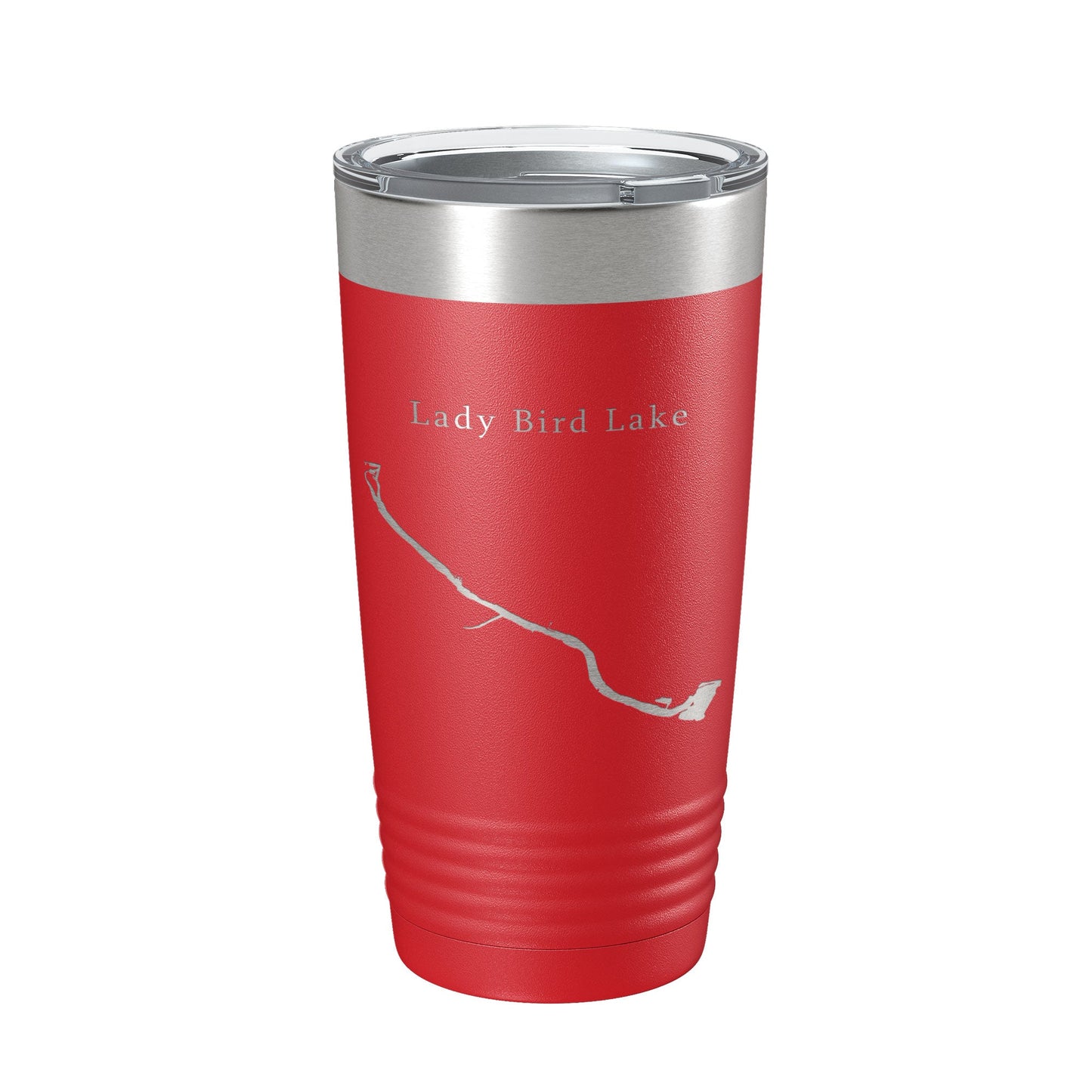 Lady Bird Lake Map Tumbler Travel Mug Insulated Laser Engraved Coffee Cup Austin Texas 20 oz-10