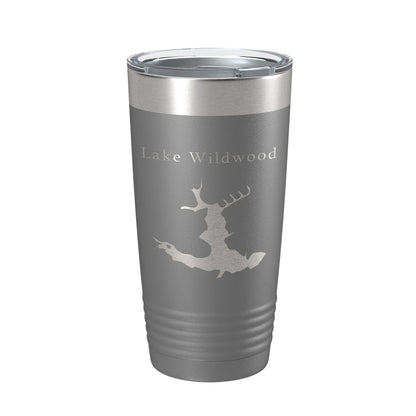 Lake Wildwood Map Tumbler Travel Mug Insulated Laser Engraved Coffee Cup Georgia 20 oz-16