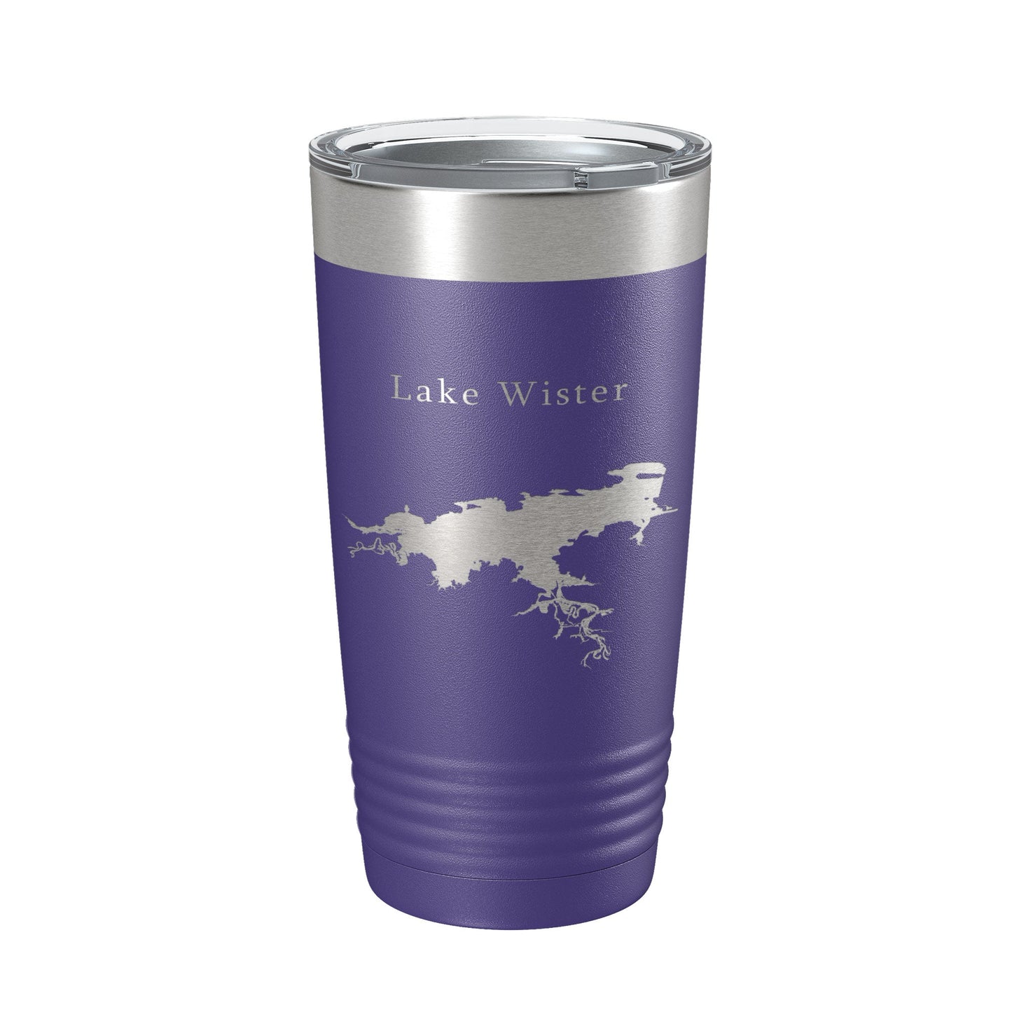 Lake Wister Map Tumbler Travel Mug Insulated Laser Engraved Coffee Cup Oklahoma 20 oz-15