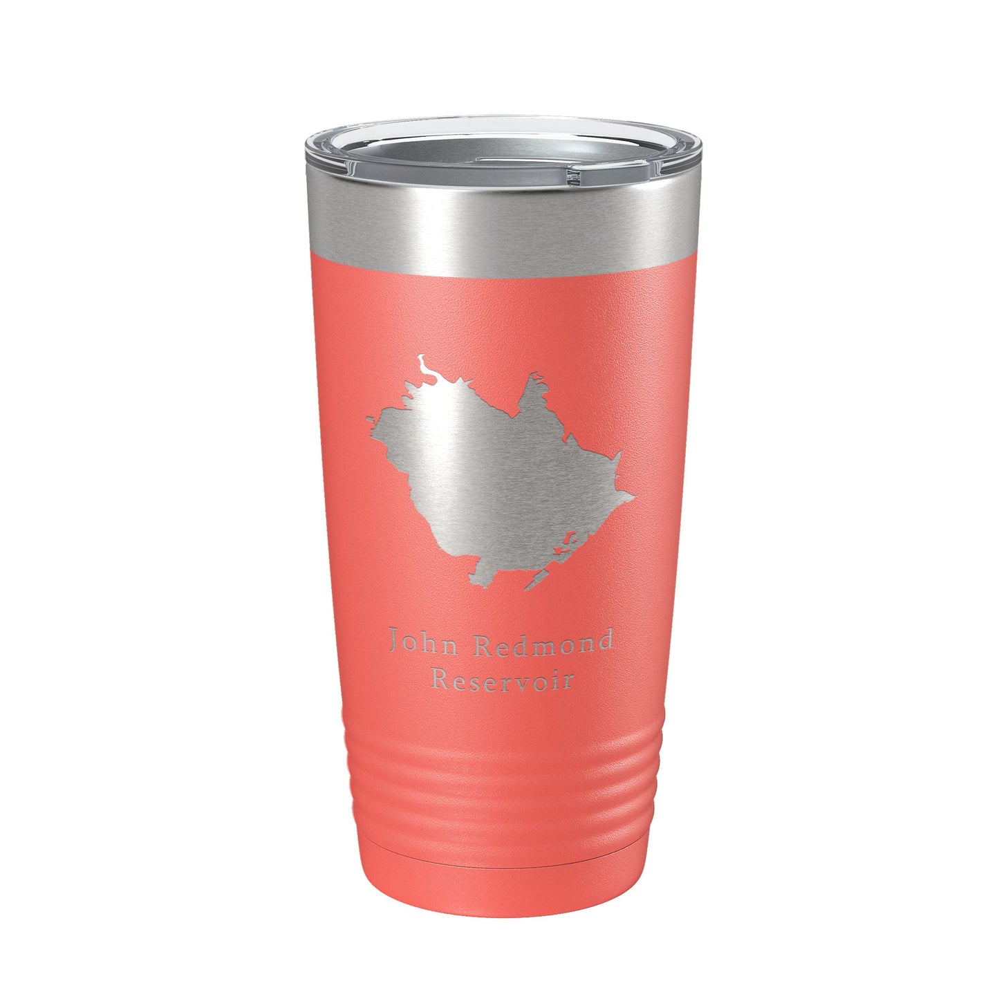 John Redmond Reservoir Tumbler Lake Map Travel Mug Insulated Laser Engraved Coffee Cup Kansas 20 oz-20