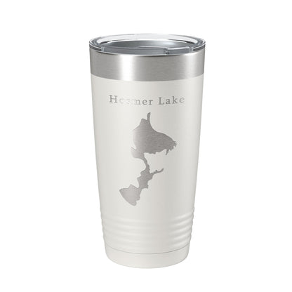 Hosmer Lake Map Tumbler Travel Mug Insulated Laser Engraved Coffee Cup Oregon 20 oz-7