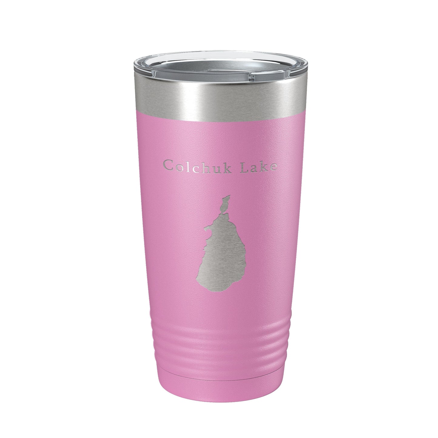 Colchuk Lake Map Tumbler Travel Mug Insulated Laser Engraved Coffee Cup Washington 20 oz-14