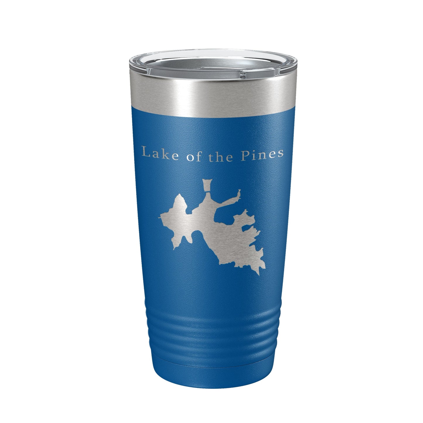 Lake of the Pines Map Tumbler Travel Mug Insulated Laser Engraved Coffee Cup California 20 oz-6