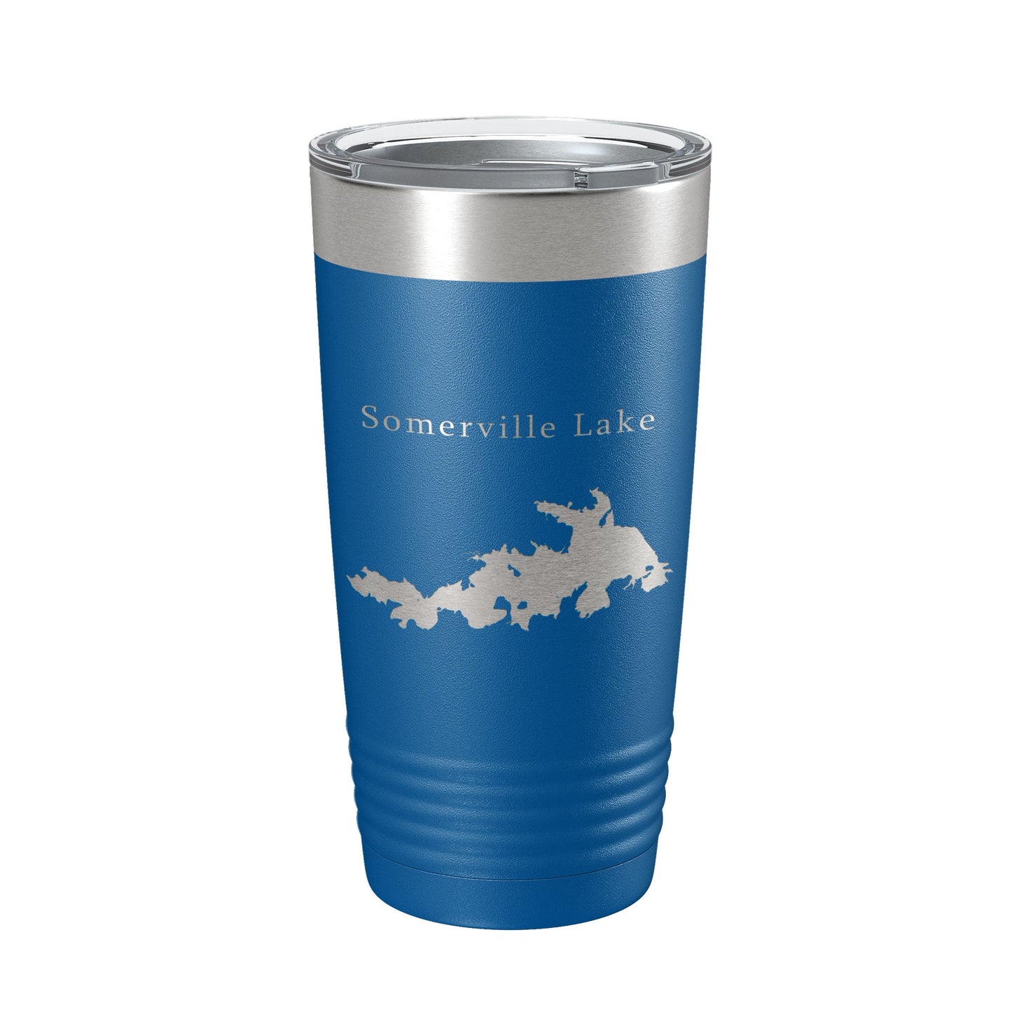 Somerville Lake Map Tumbler Travel Mug Insulated Laser Engraved Coffee Cup Texas 20 oz-6