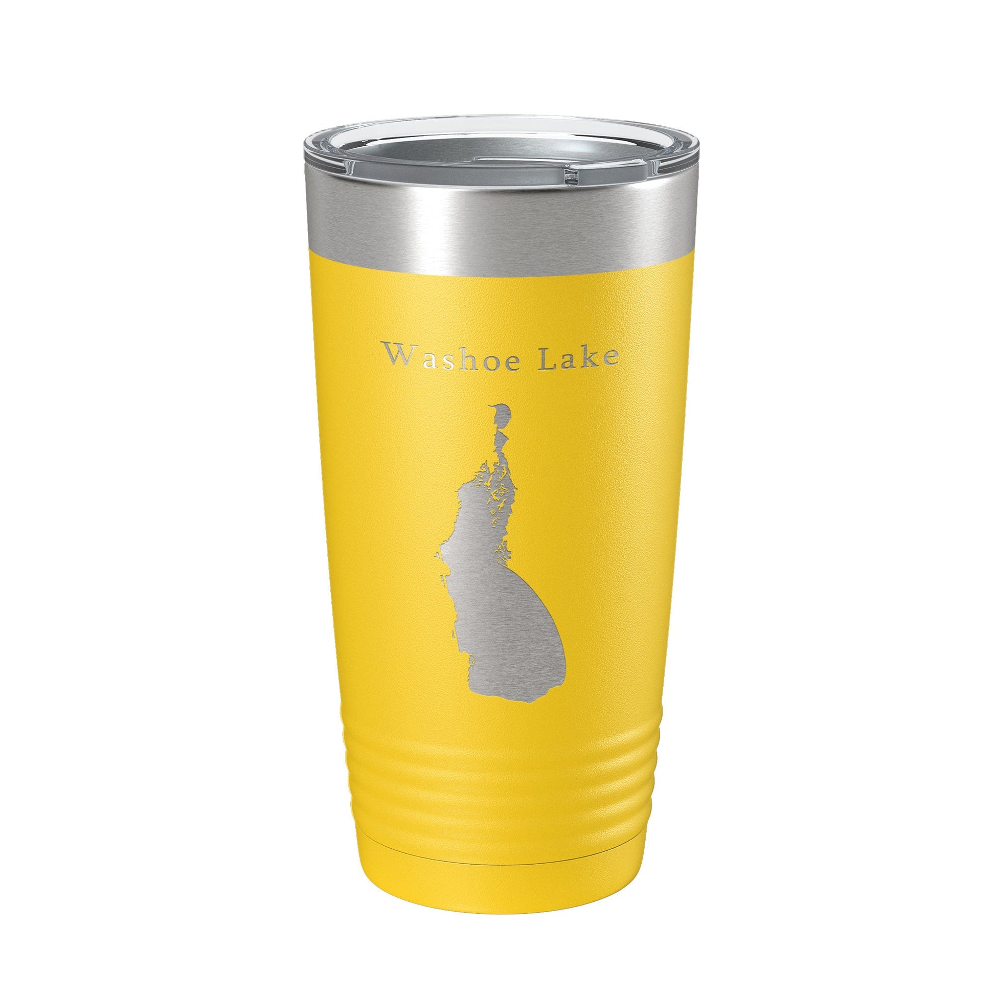 Washoe Lake Map Tumbler Travel Mug Insulated Laser Engraved Coffee Cup Nevada 20 oz-4