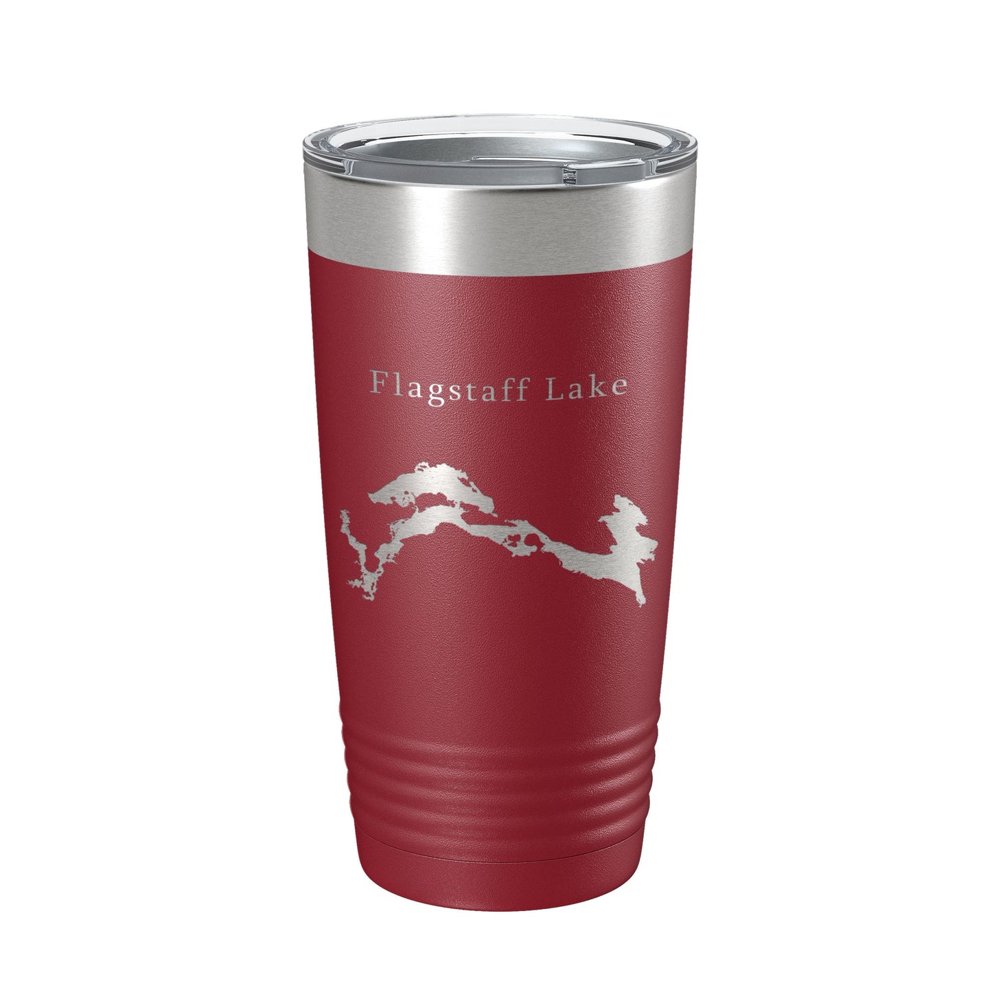 Flagstaff Lake Map Tumbler Travel Mug Insulated Laser Engraved Coffee Cup Maine 20 oz-18