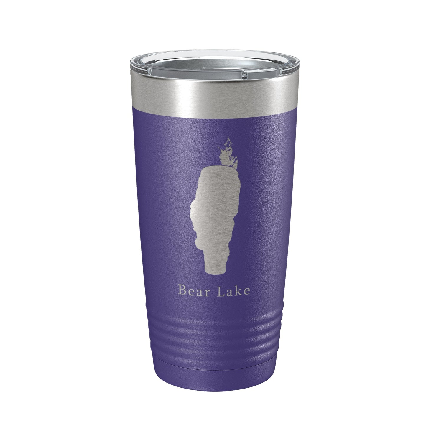 Bear & Mud Lakes Map Tumbler Travel Mug Insulated Laser Engraved Coffee Cup Idaho 20 oz-15
