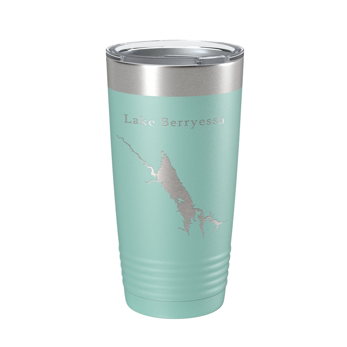 Lake Berryessa Map Tumbler Travel Mug Insulated Laser Engraved Coffee Cup California 20 oz-12