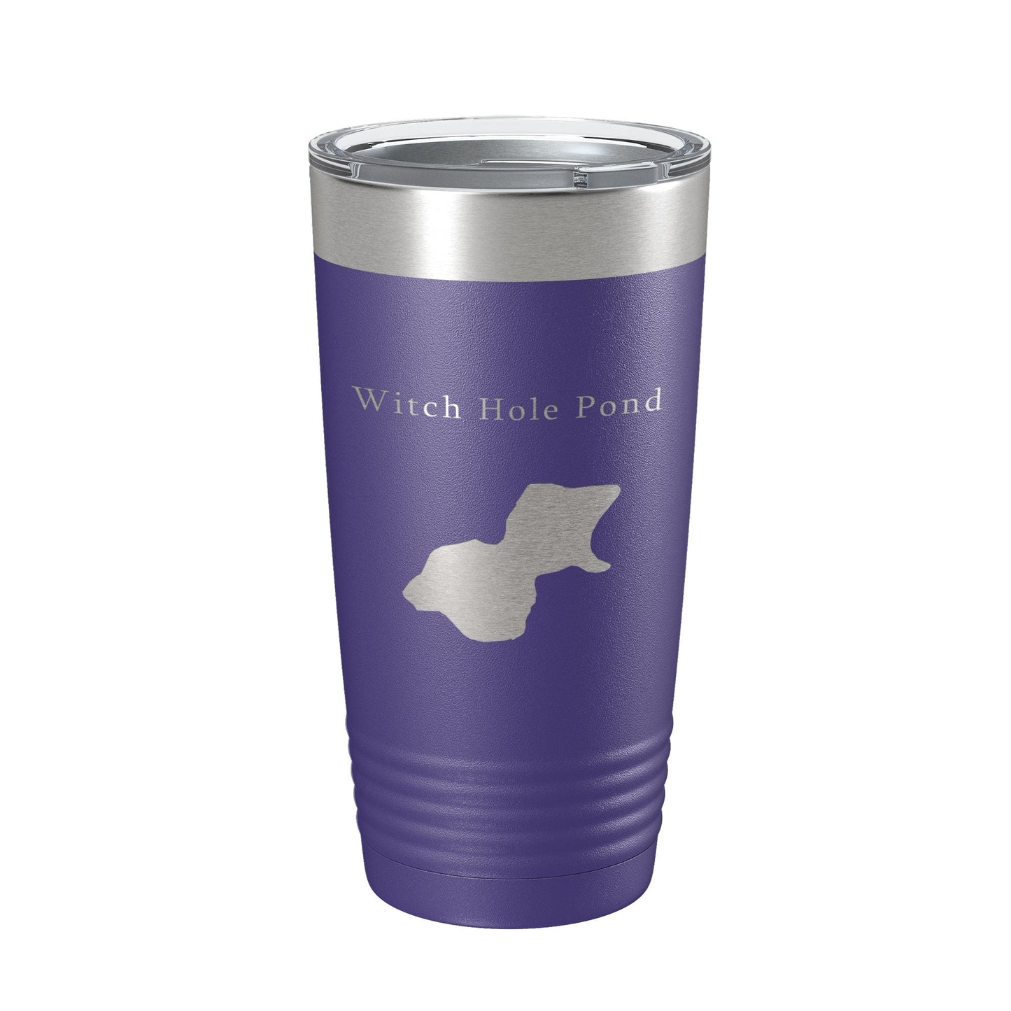 Witch Hole Pond Tumbler Lake Map Travel Mug Insulated Laser Engraved Coffee Cup Acadia Maine 20 oz-15