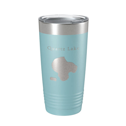 Quartz Lake Map Tumbler Travel Mug Insulated Laser Engraved Coffee Cup Alaska 20 oz-13