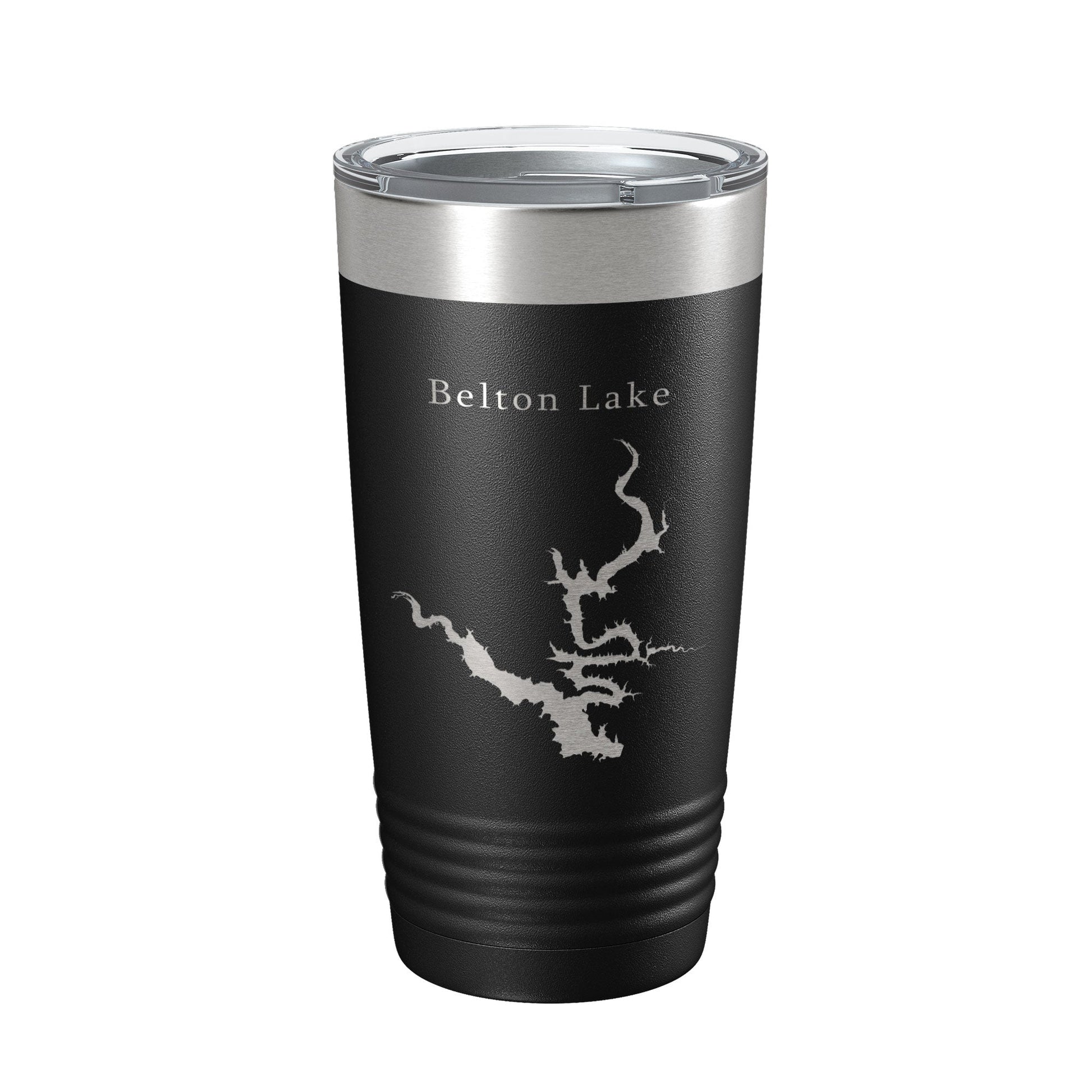 Belton Lake Map Tumbler Travel Mug Insulated Laser Engraved Coffee Cup Texas 20 oz-5