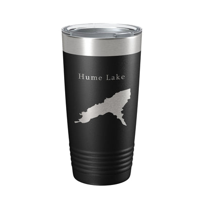 Hume Lake Map Tumbler Travel Mug Insulated Laser Engraved Coffee Cup California 20 oz-5