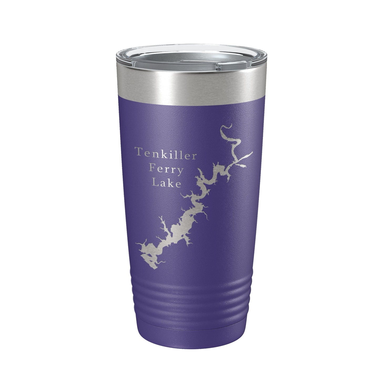 Tenkiller Ferry Lake Map Tumbler Travel Mug Insulated Laser Engraved Coffee Cup Oklahoma 20 oz-15