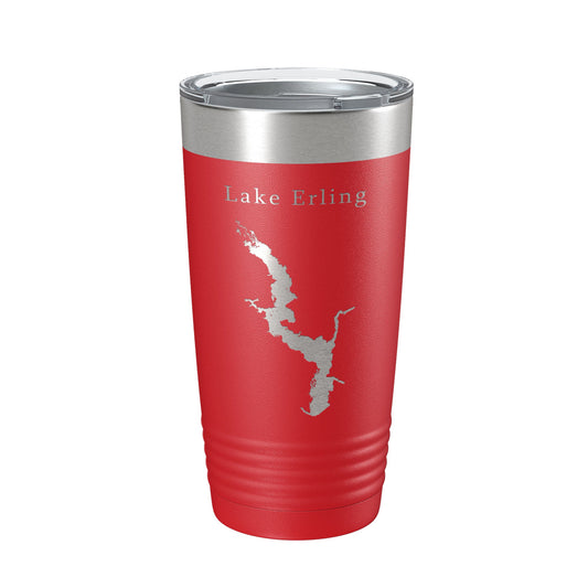Lake Erling Map Tumbler Travel Mug Insulated Laser Engraved Coffee Cup Arkansas 20 oz-10