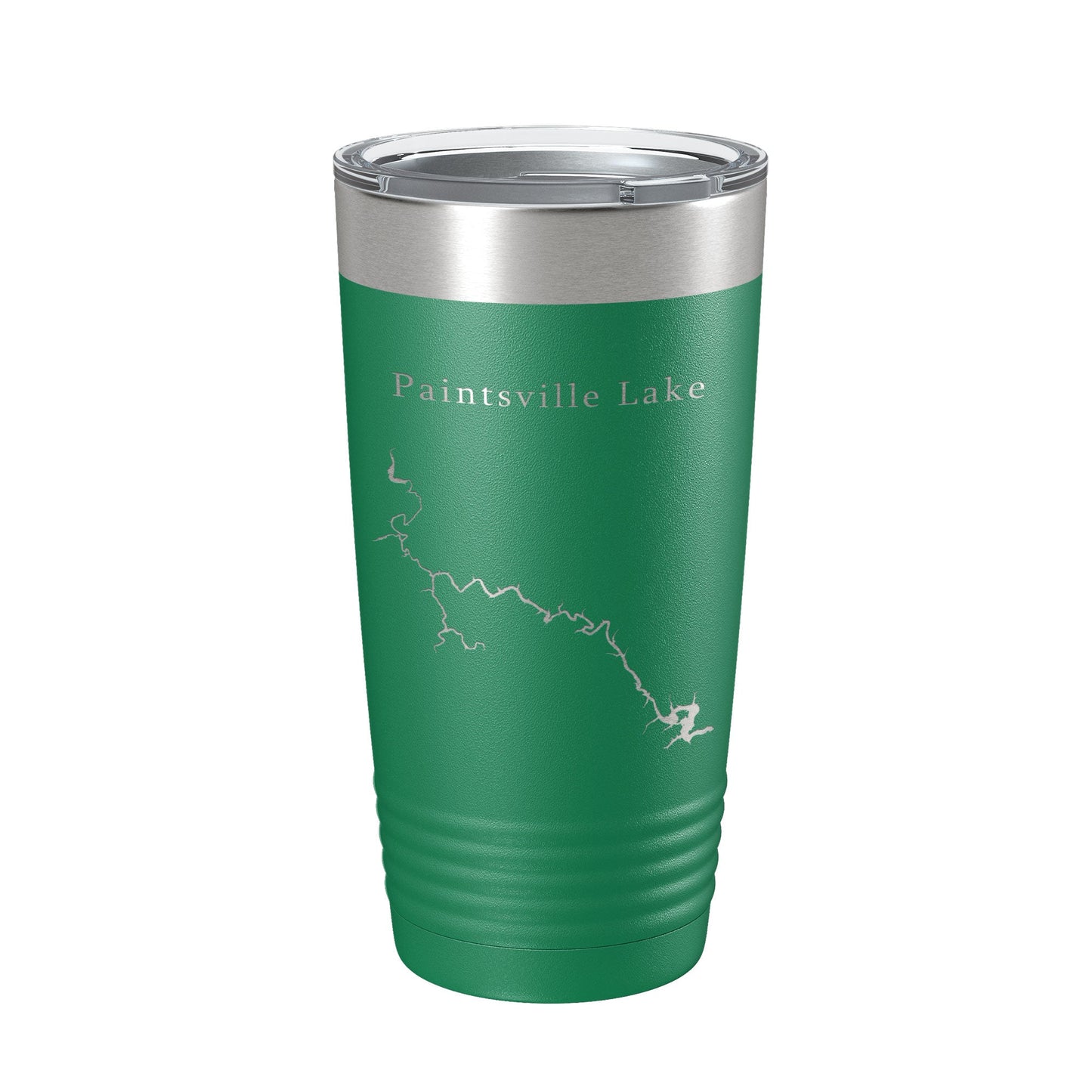 Paintsville Lake Map Tumbler Travel Mug Insulated Laser Engraved Coffee Cup Kentucky 20 oz-9