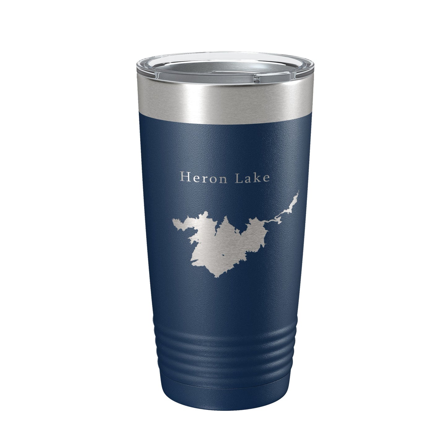 Heron Lake Map Tumbler Travel Mug Insulated Laser Engraved Coffee Cup New Mexico 20 oz-8